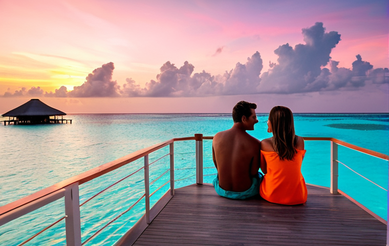 피지와 몰디브 비교 - Fiji - Cultural Immersion**

"A vibrant scene in a Fijian village. Several fully clothed Fijian peop...