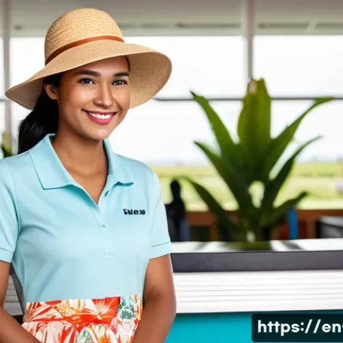 피지에서의 휴대폰 유심 구입 - **Prompt 1: Airport Arrival & SIM Acquisition**
    "A vibrant, welcoming scene at Nadi Internationa...